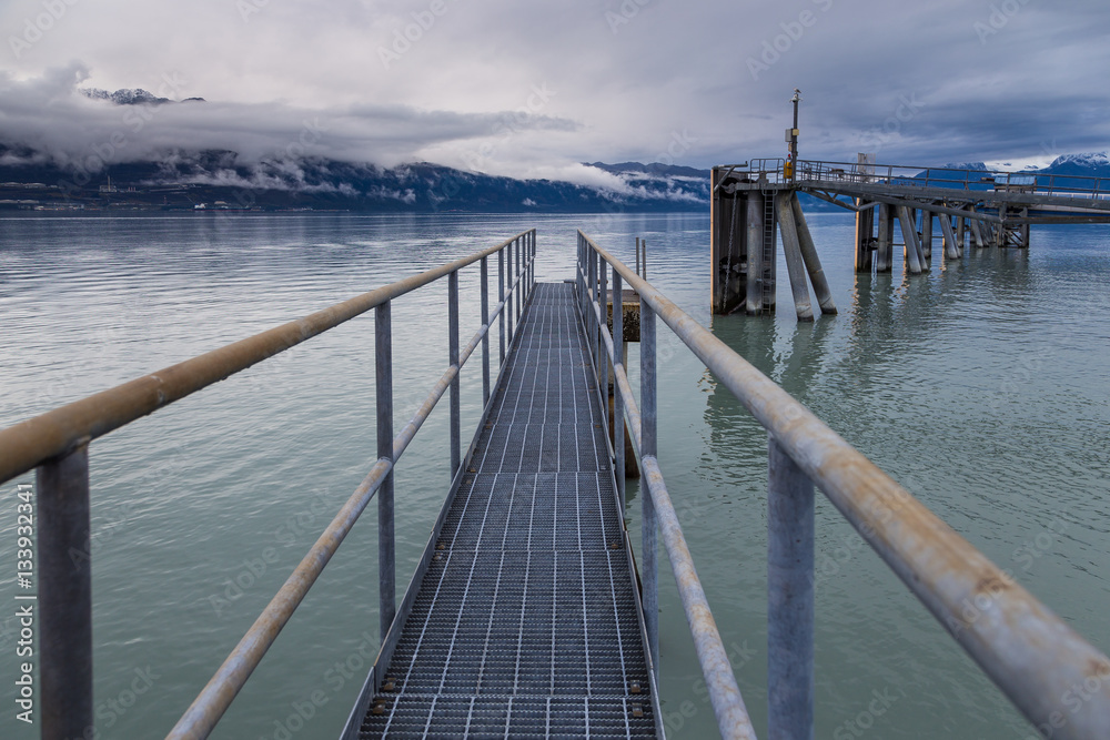Obraz premium Port of Valdez. Alaska, USA