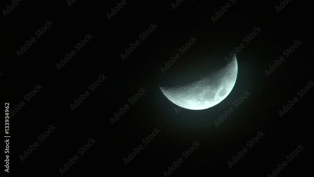 Ominous half moon foreboding scary halloween Ominous half moon foreboding scary halloween