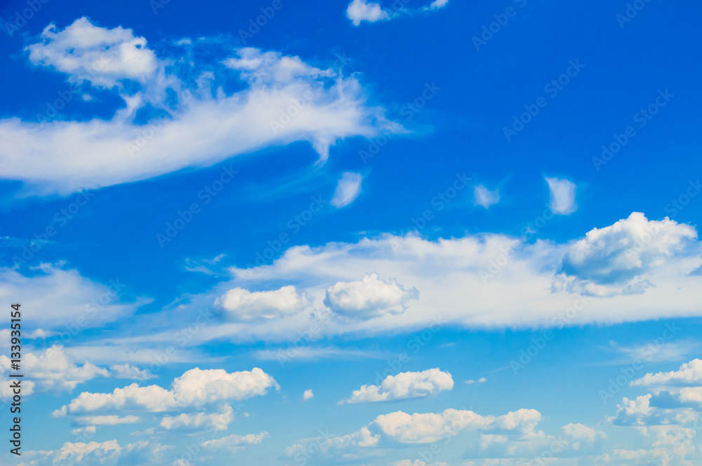 Fototapeta premium Cumulus clouds with blue sky