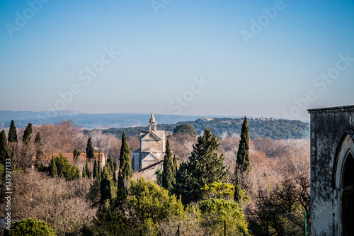 Chapelle Sainte-Croix de l'Abbaye de Montmajour près d'Arles photo