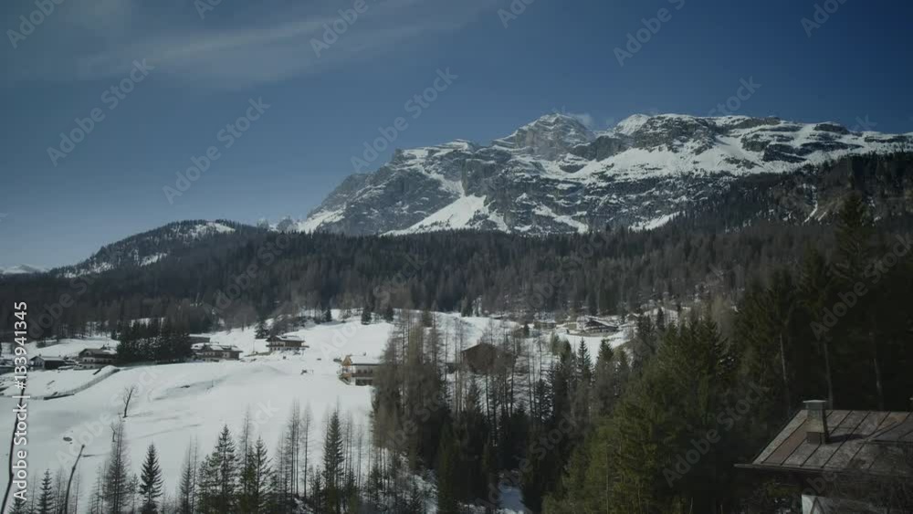 Panorama view in Winter, The Sella, Dolomites mountain, Tyrol;Italy, Europe; Mar 2016 Panorama view in Winter, The Sella, Dolomites mountain, Tyrol;Italy, Europe; Mar 2016