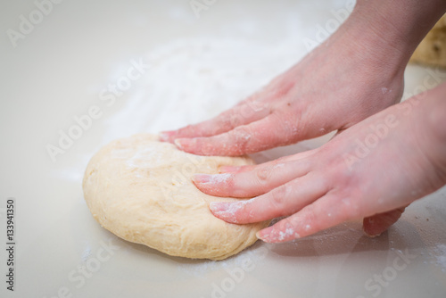 Homemade dough for baking