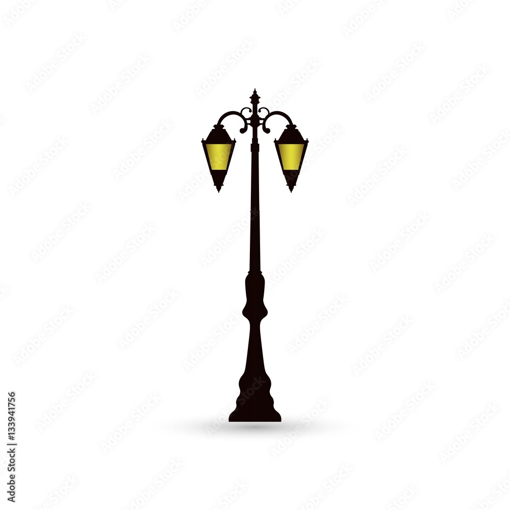 Street light icon Street light icon
