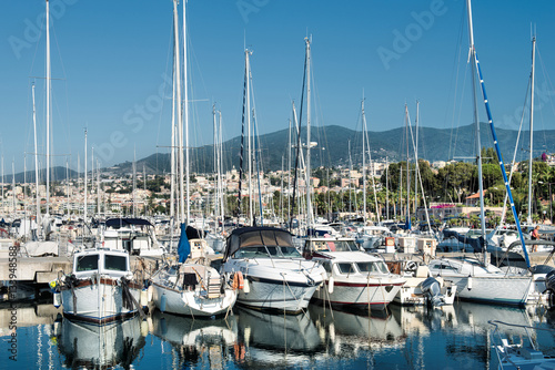 Marina on the Côte d'Azur, France