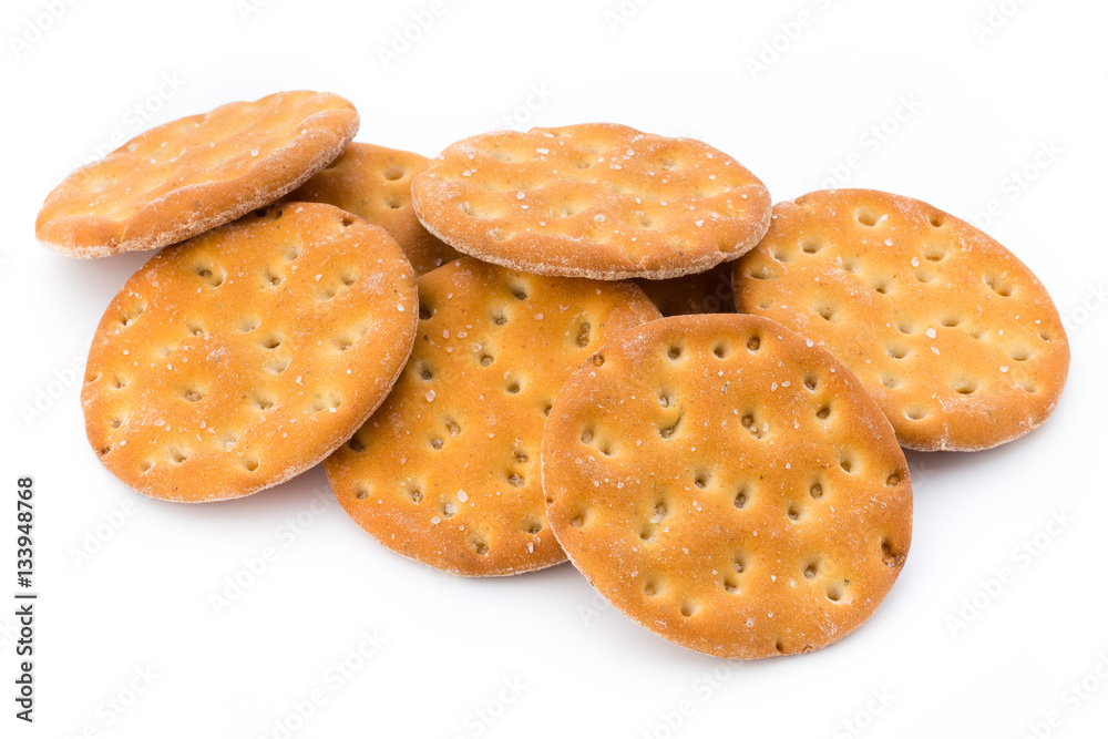 Short pastry cookies isolated on white background. Short pastry cookies isolated on white background.