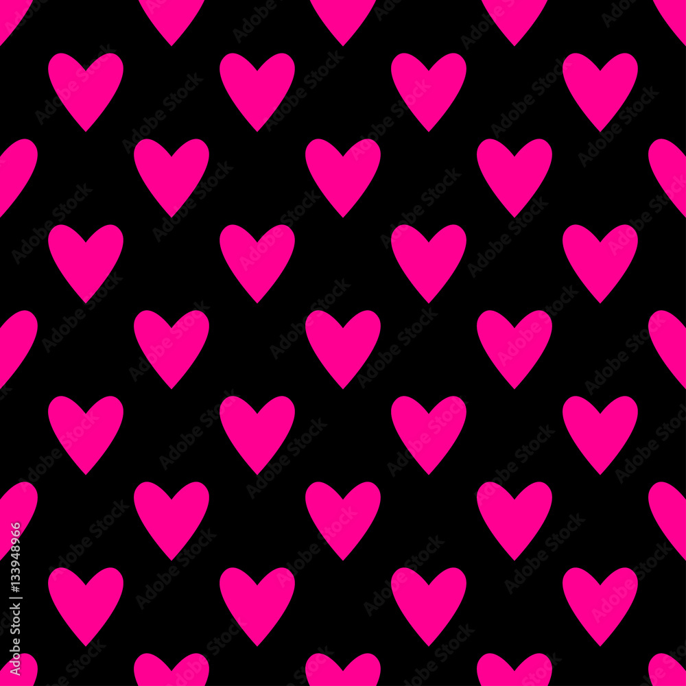 Seamless hearts pattern