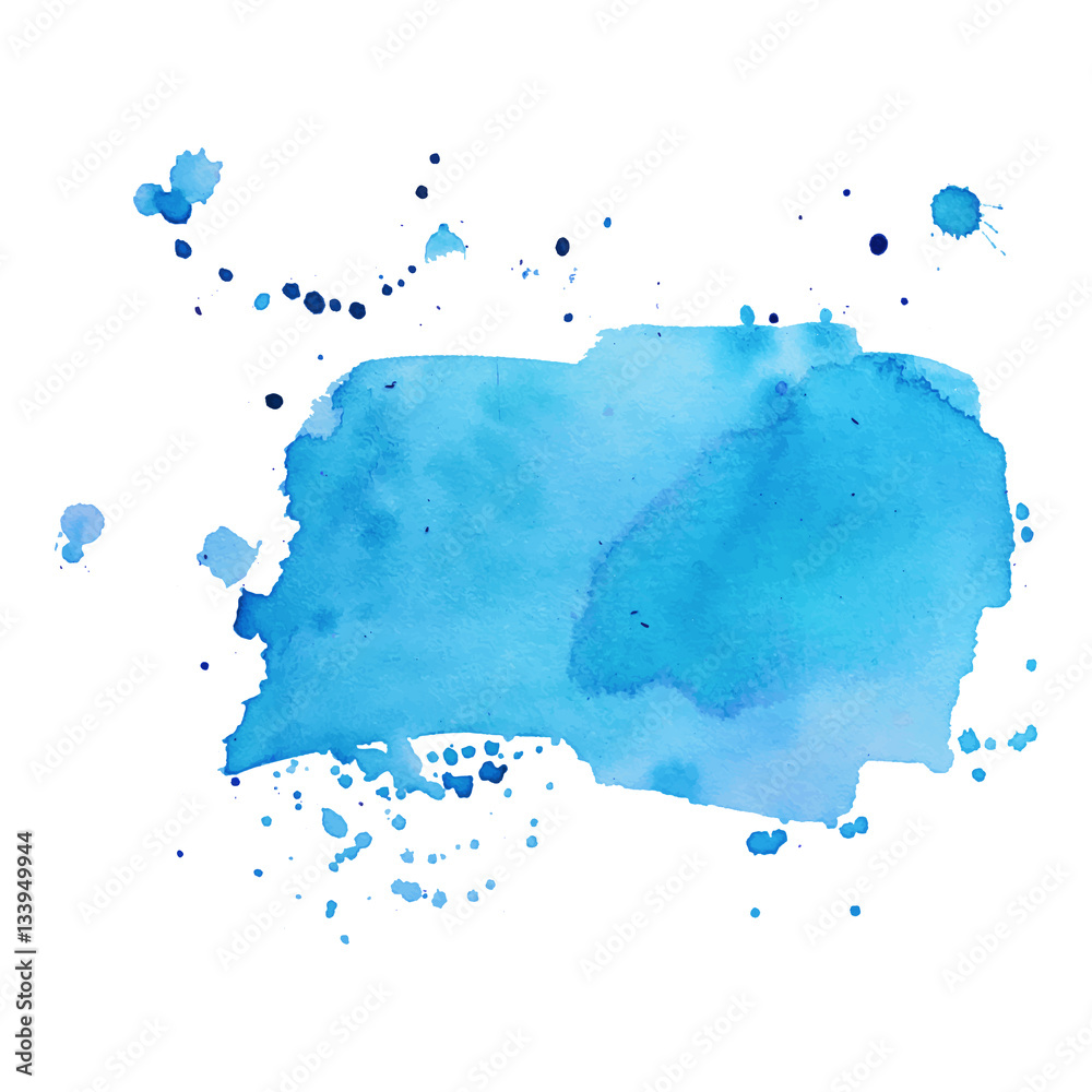 Obraz premium Abstract hand drawn watercolor background