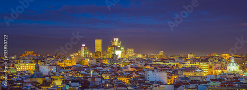 The Skyline of Madrid