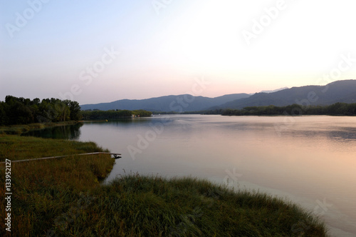 Banyoles lake, Girona province,Spain