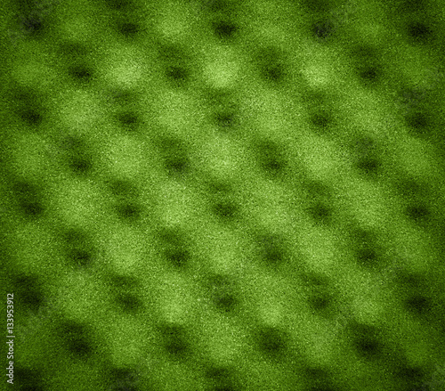 Green acoustic foam pattern for texture or background, greenery color of the year 2017