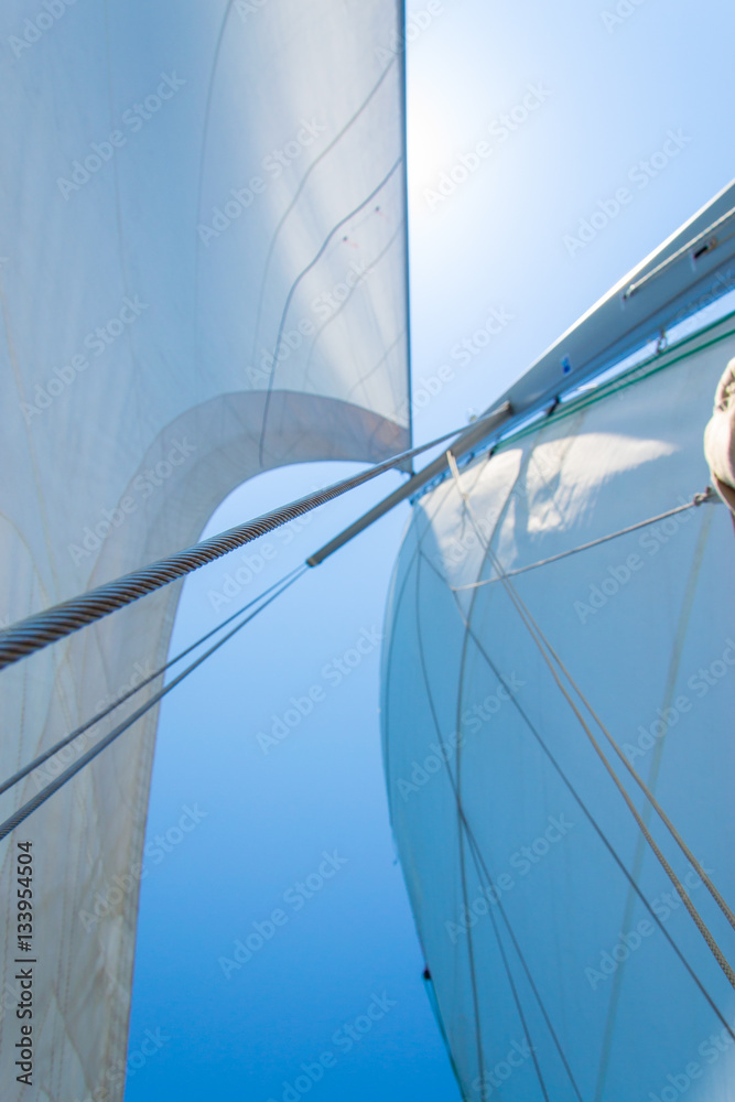 Fototapeta premium Sailing through Croatia
