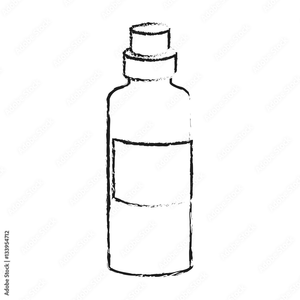 bottle of water icon over white background. vector illustration bottle of water icon over white background. vector illustration