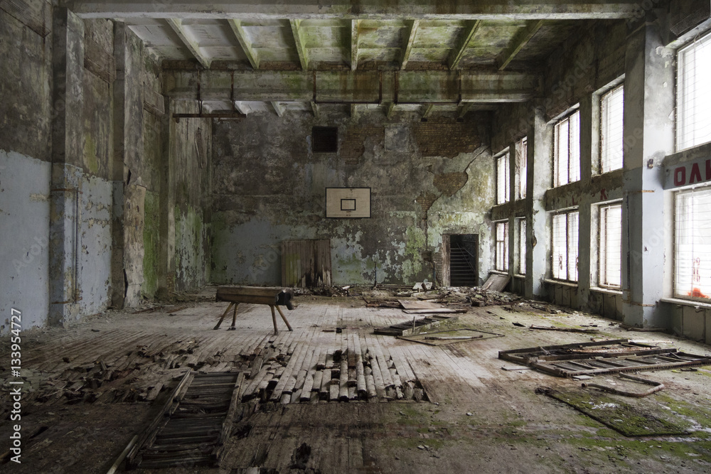 Gym in Chernobyl Gym in Chernobyl