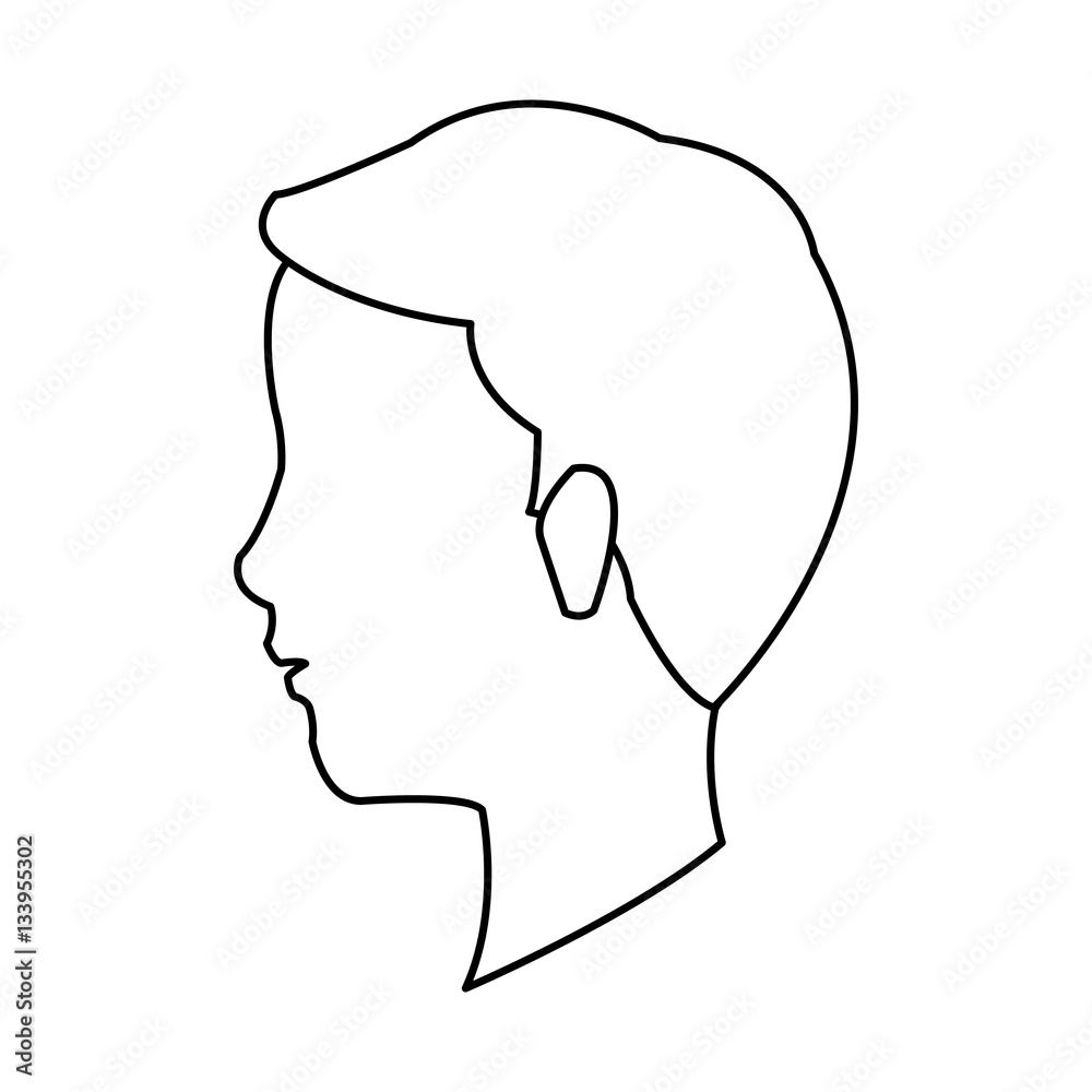 man face cartoon icon over white background. vector illustration