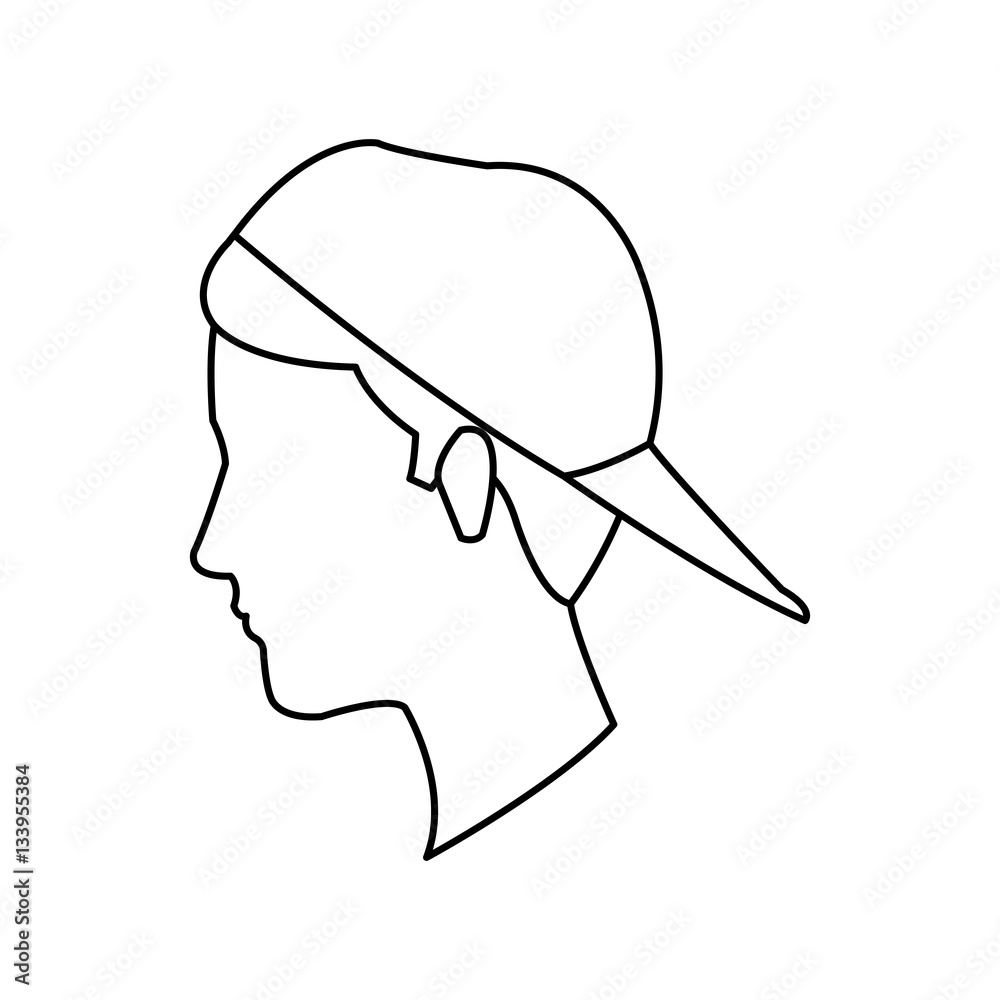 man face cartoon icon over white background. vector illustration man face cartoon icon over white background. vector illustration