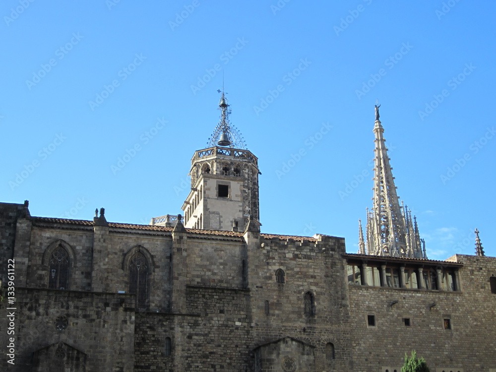 Historische Ansicht mit Kirche Historische Ansicht mit Kirche