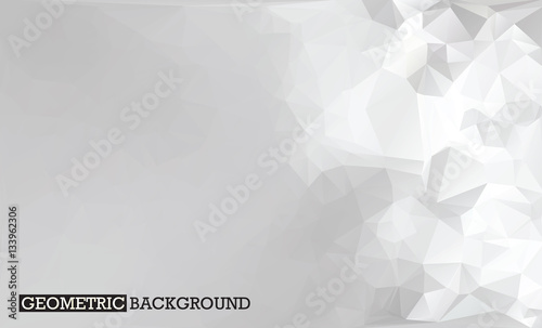 Mosaic grey background. Low poly
