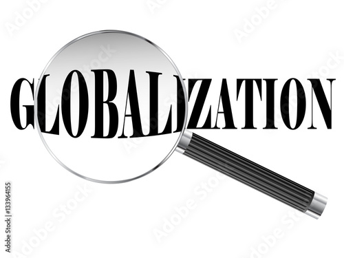 Globalization Magnifying Glass