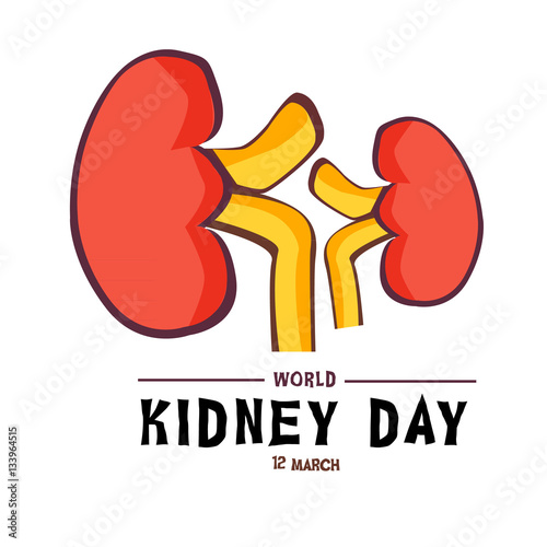 World Kidney day campaign Vector