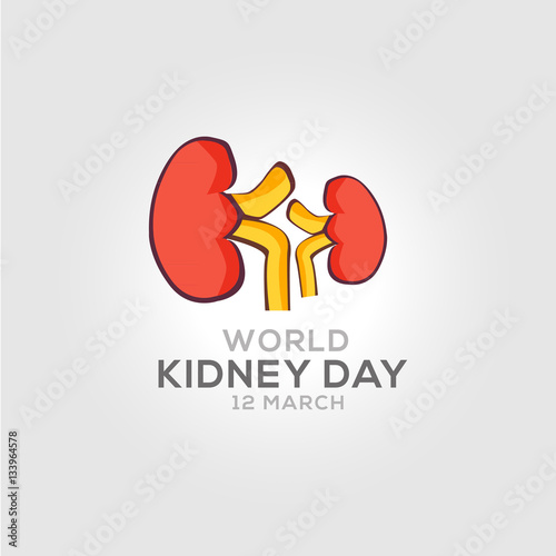 World Kidney day campaign Vector