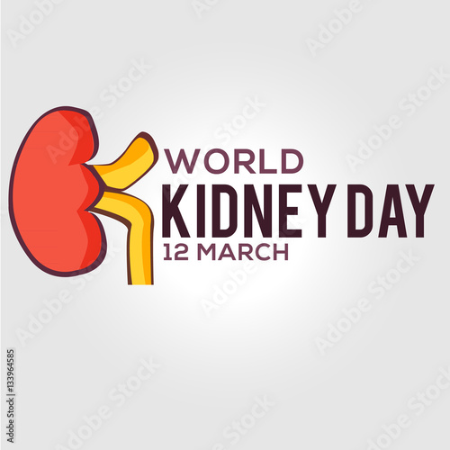 World Kidney day campaign Vector