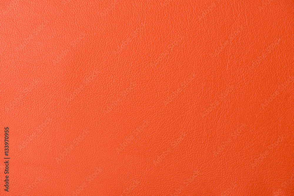 Orange leather swatch section Orange leather swatch section