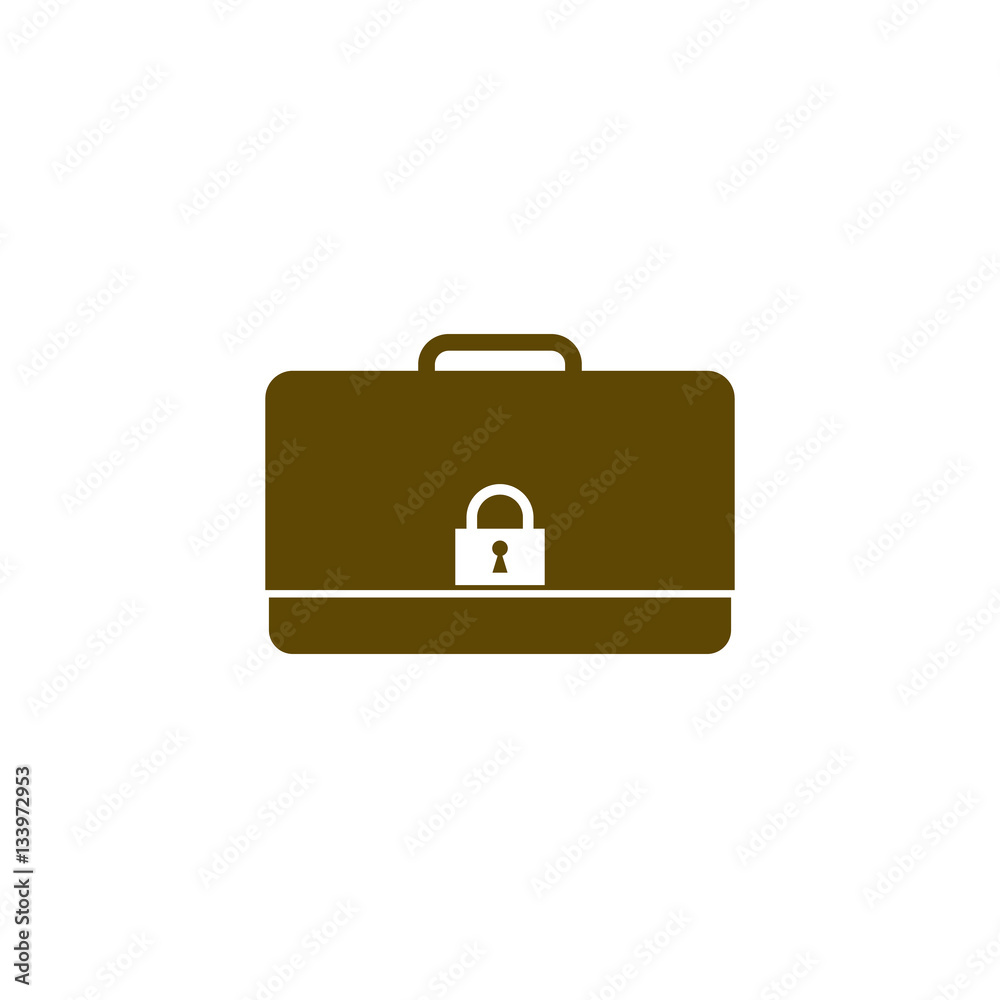 Icon of secured briefcase Icon of secured briefcase