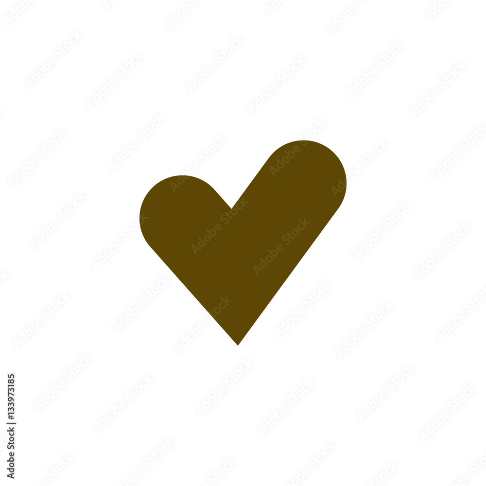 The heart and cardiogram icon The heart and cardiogram icon