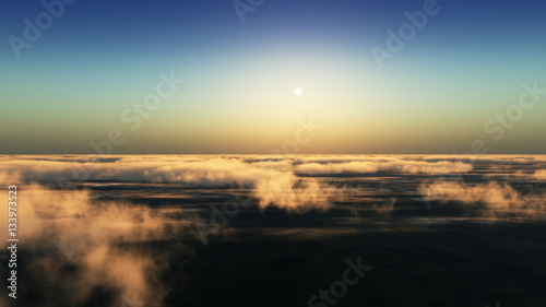 fly in clouds sunset © aleksandar nakovski