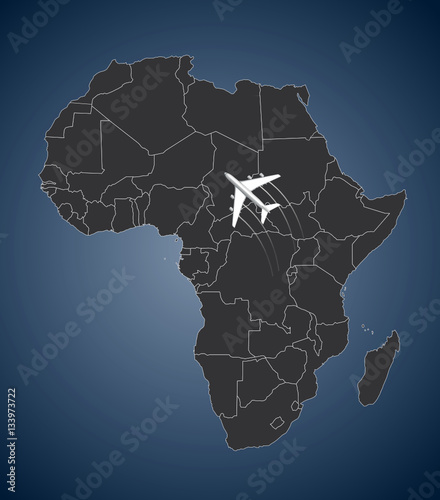 The African Airline, map 