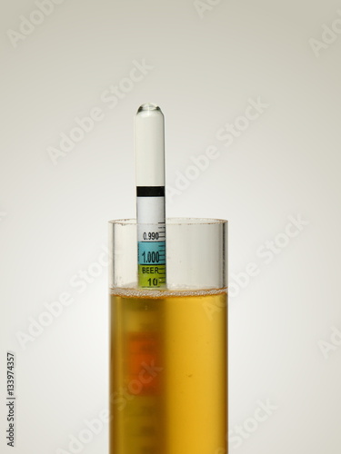 Slika na platnu Hydrometer in Homebrew