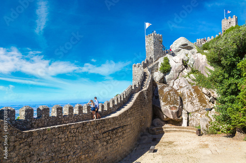 The Castle of the Moors in Sintra photo