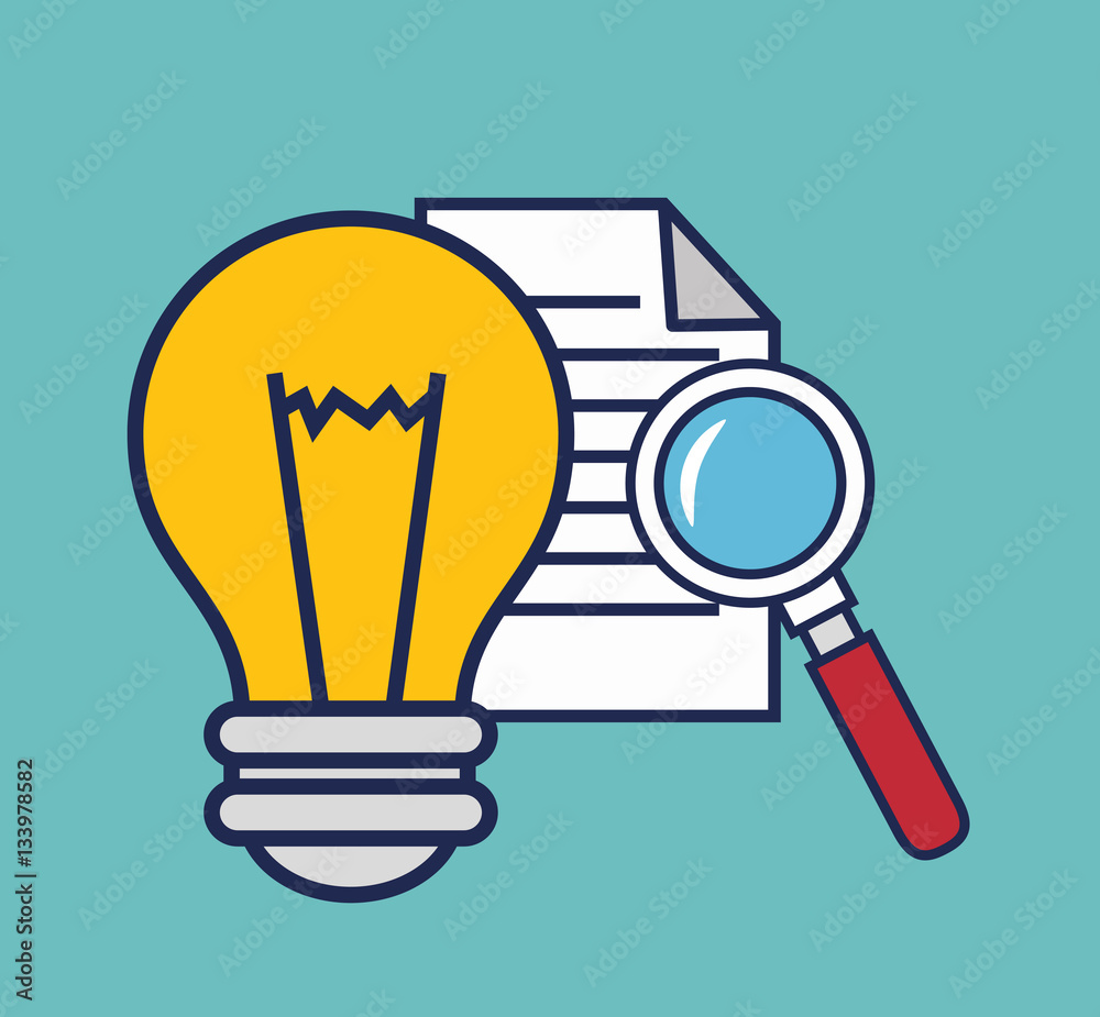 office work equipment flat icons vector illustration design