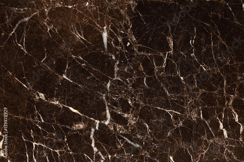white color in dark brown marble for display product or use for texture background