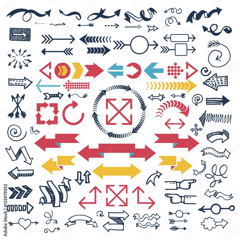 Arrow web icon vector illustration.