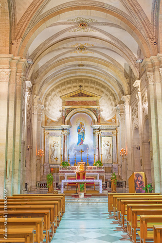 ROME, ITALY - MARCH 12, 2016: The church Chiesa di Nostra Signora del Sacro Cuore.