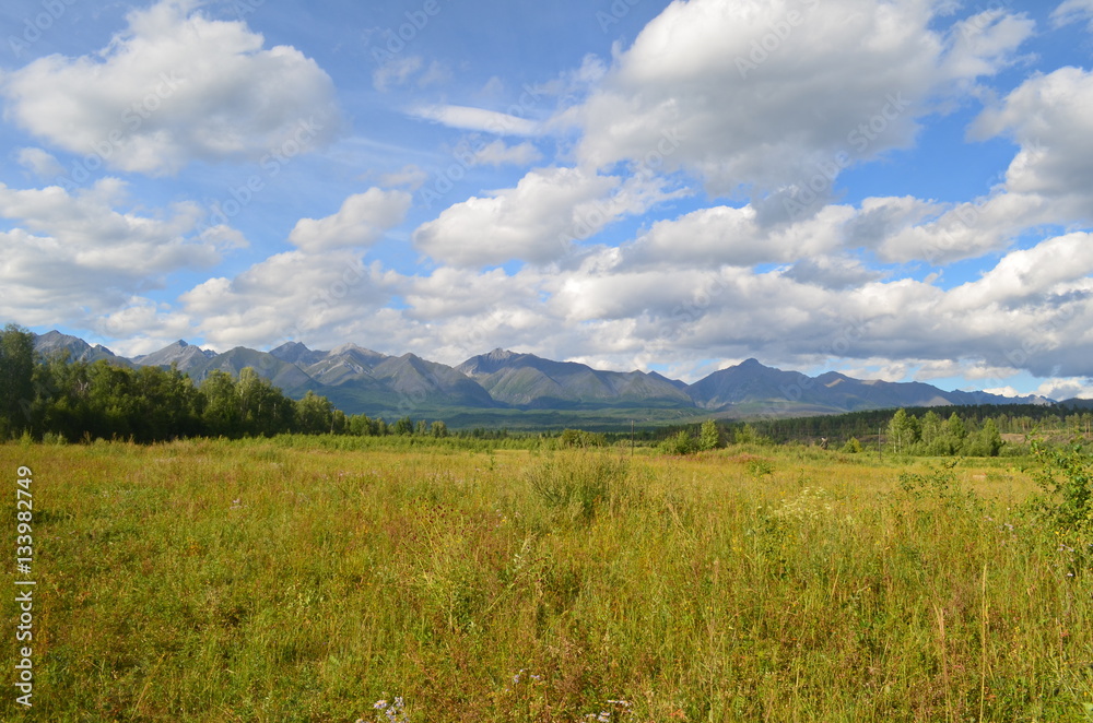 The harsh and majestic Sayan mountains. The harsh and majestic Sayan mountains.