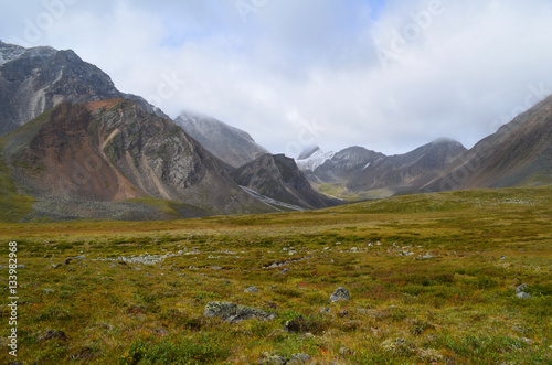 The harsh and majestic Sayan mountains.