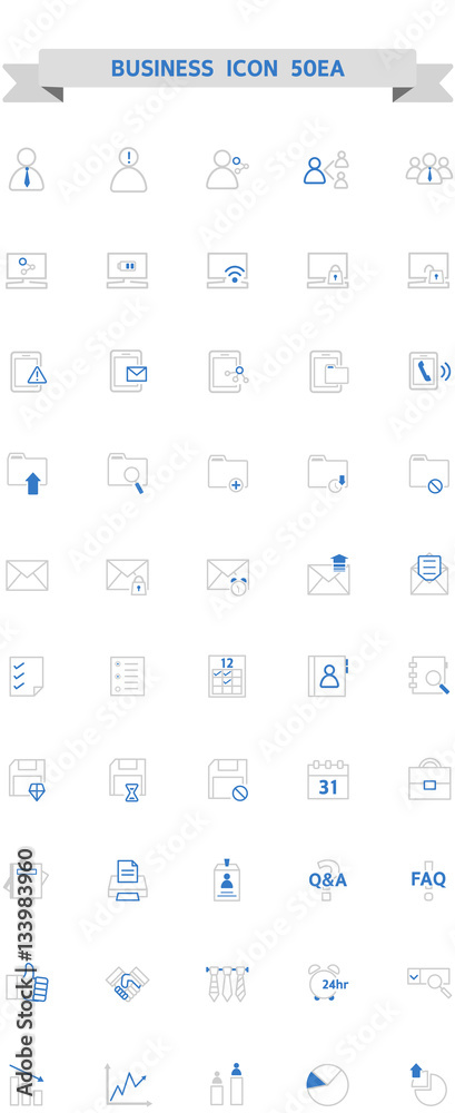 Business icon set Business icon set