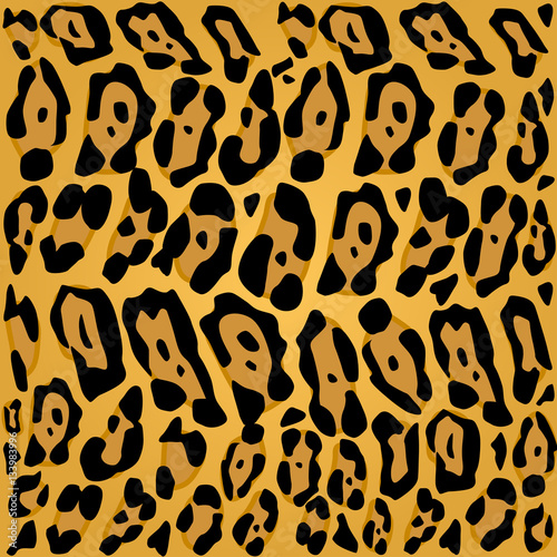 Leopard. Background leopard. Black spots on an white background. Repeating pattern seamless. Imitation leopard print on paper  fabric.