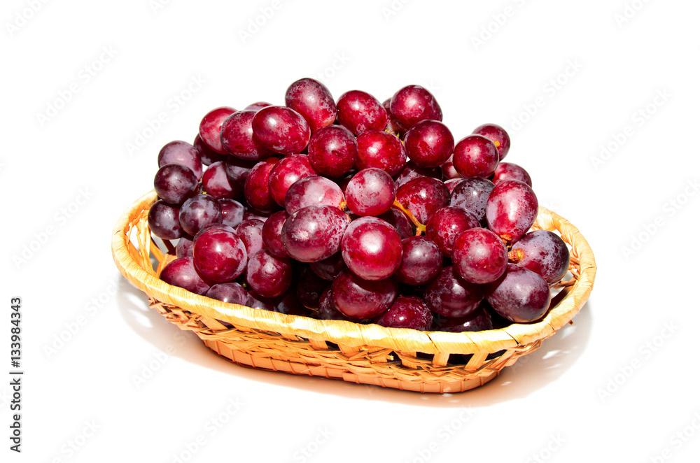 Grapes in a basket Grapes in a basket