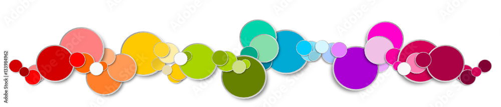 modern Kreise Band Banner Hintergrund Regenbogen modern Kreise Band Banner Hintergrund Regenbogen