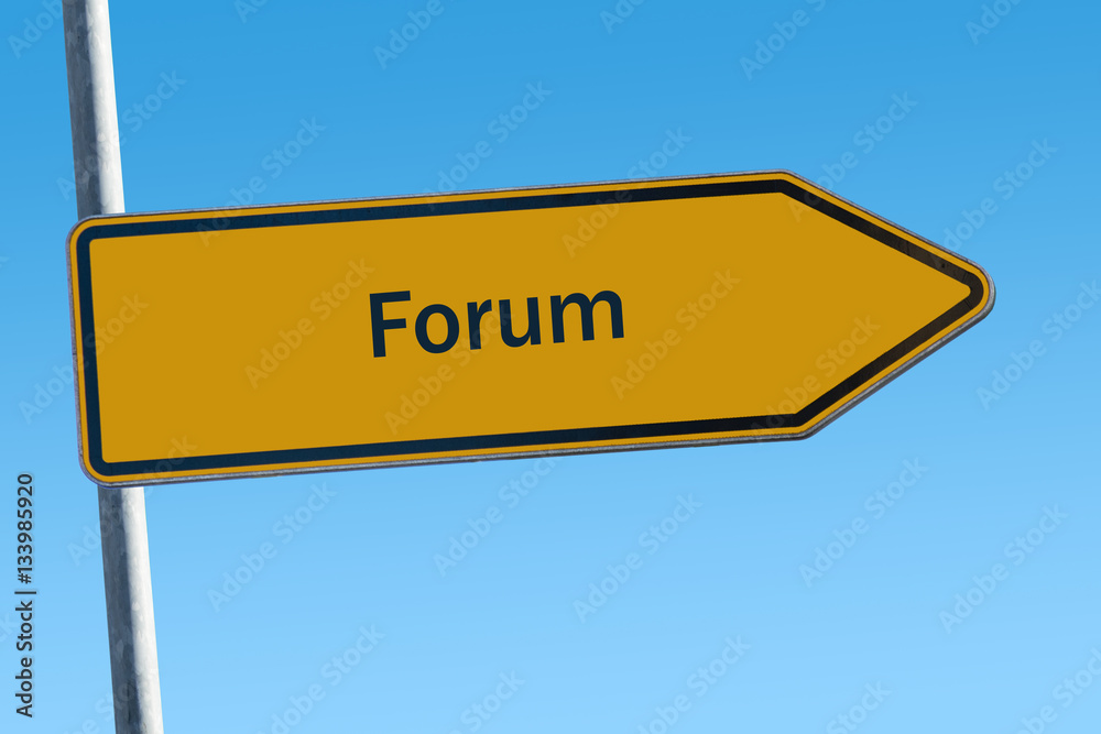 Fototapeta premium Schild 65 - Forum