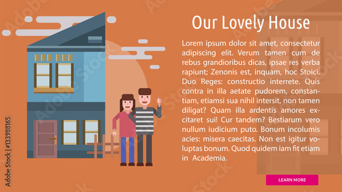Our Lovely House Conceptual Banner