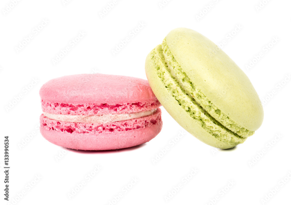 Pink and pistachio macaroon Pink and pistachio macaroon