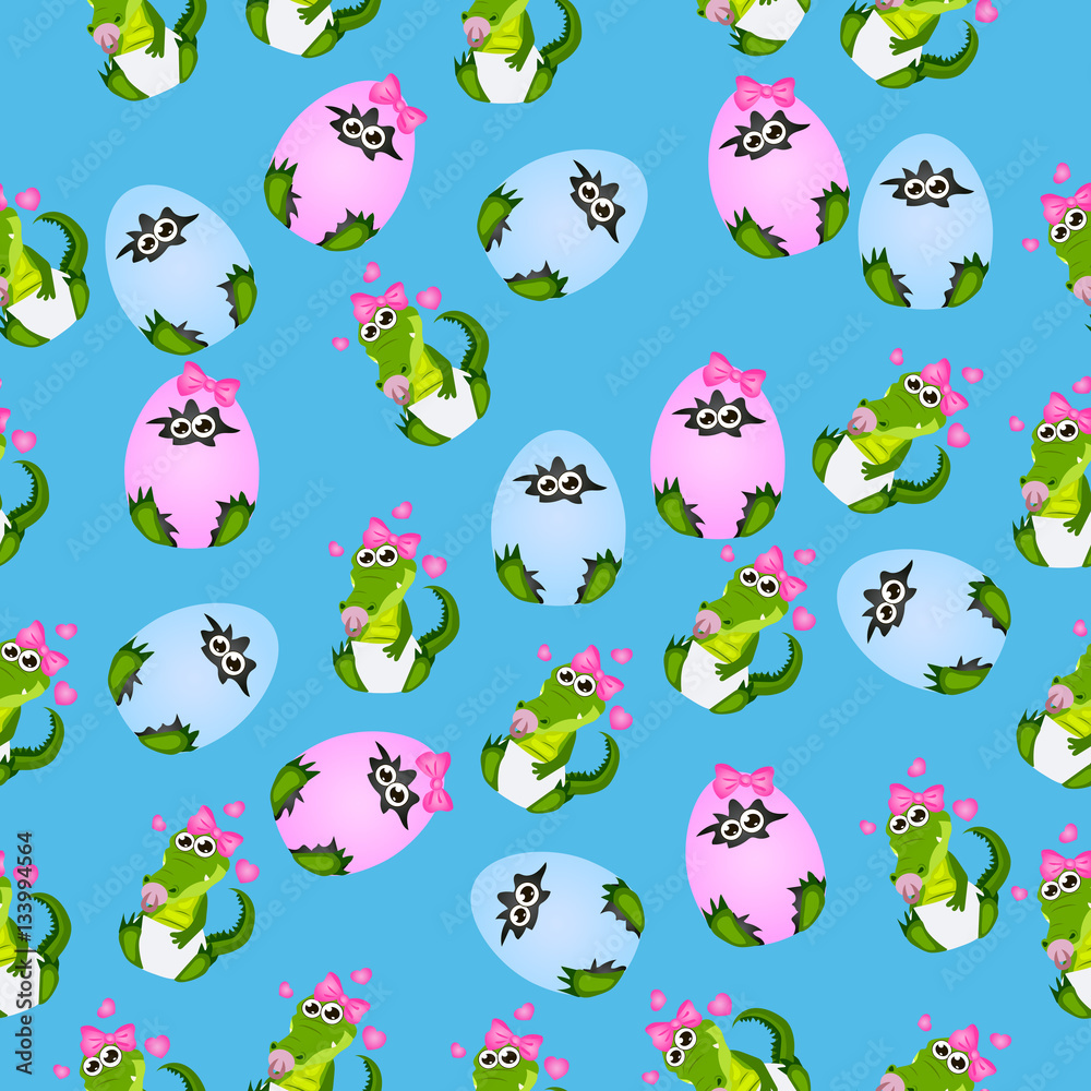 Fototapeta premium baby crocodile or alligator