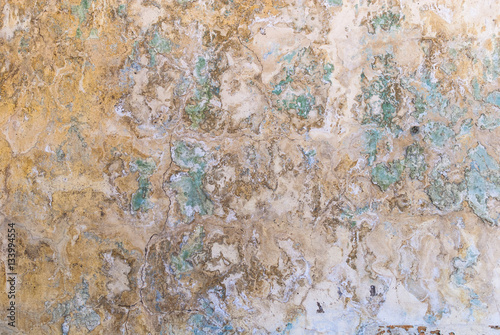 Decayed plastered wall abstract background © shkonst
