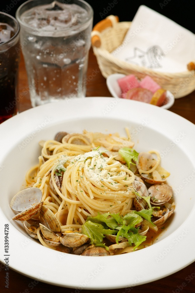 vongole on table vongole on table