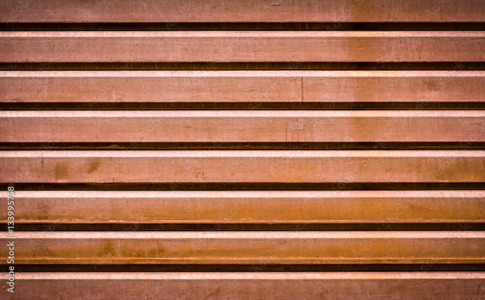 Red roller shutter door Red roller shutter door