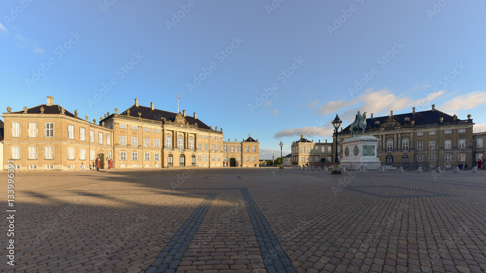 Amalienborg Square, Copenhagen, Denmark